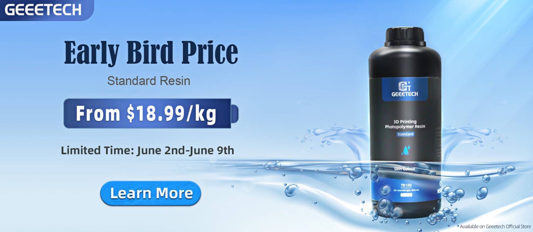 230601 Standard Resin Early Bird Price